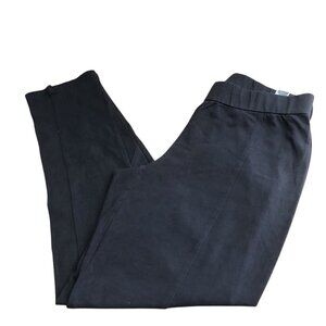 Eileen Fisher Zip Ankle Pants Petite Women's size S Gray Organic Cotton Pull On